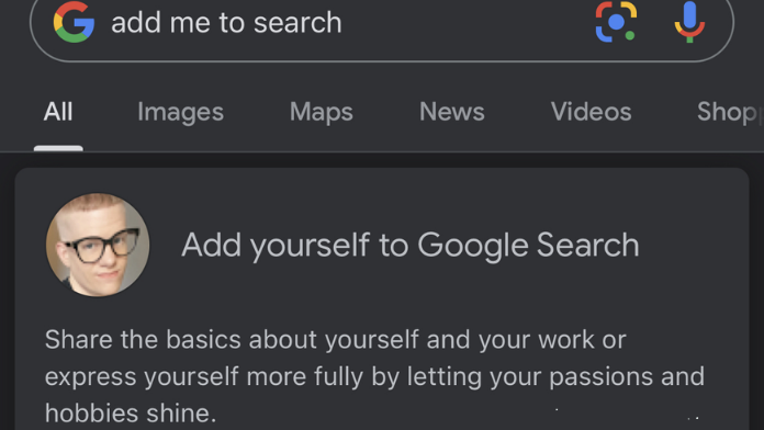Add Me to Search