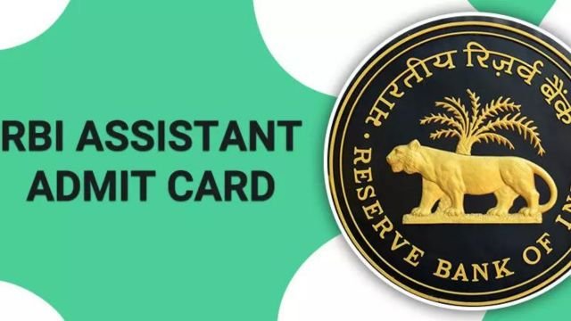 RBI Assistant Admit Card