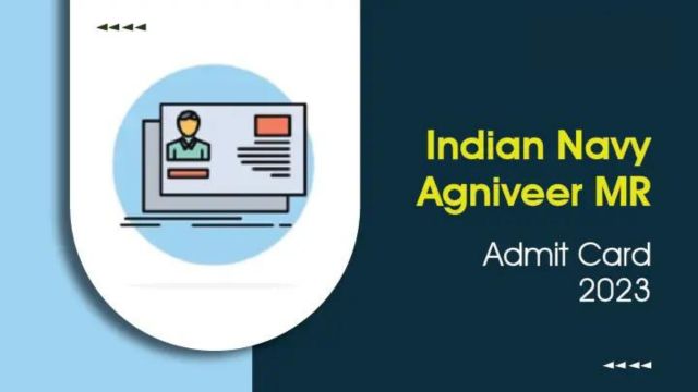 Navy MR Admit Card 2023