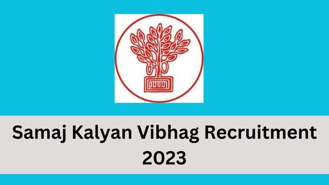 Samaj Kalyan Vibhag Recruitment 2023
