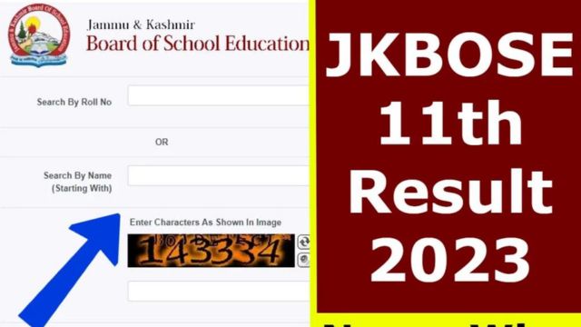 JKBOSE 11th Class Result