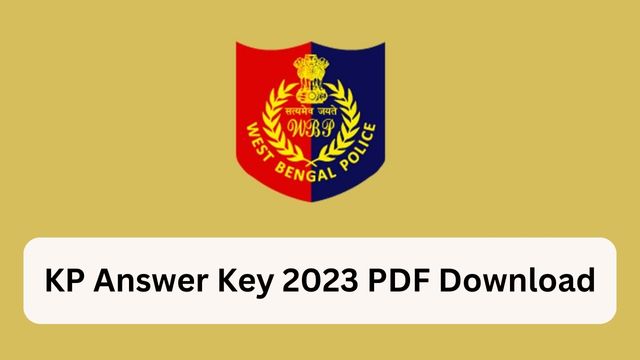 KP Answer Key 2023 PDF Download