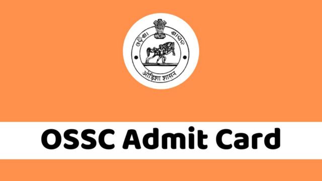 OSSC CHS Admit Card