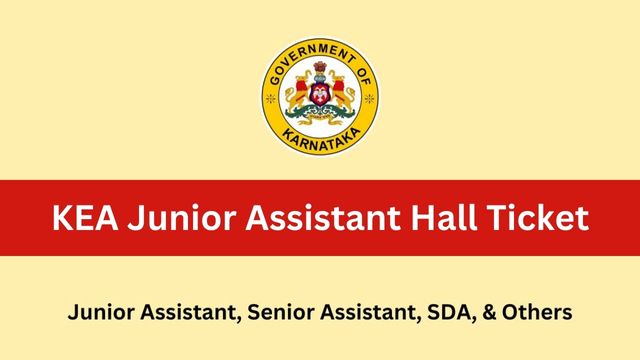 KEA Junior Assistant Hall Ticket