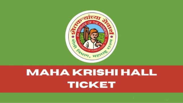 Maha Agriculture Hall Ticket