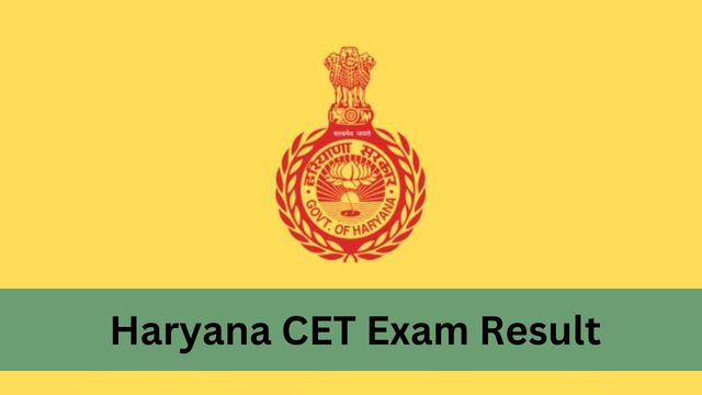 Haryana CET Exam Result