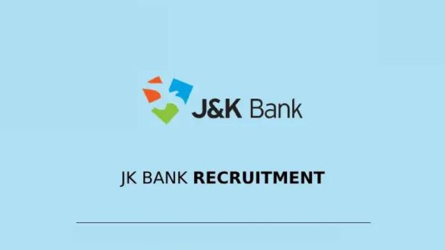 JK Bank Recruitment Apprentice