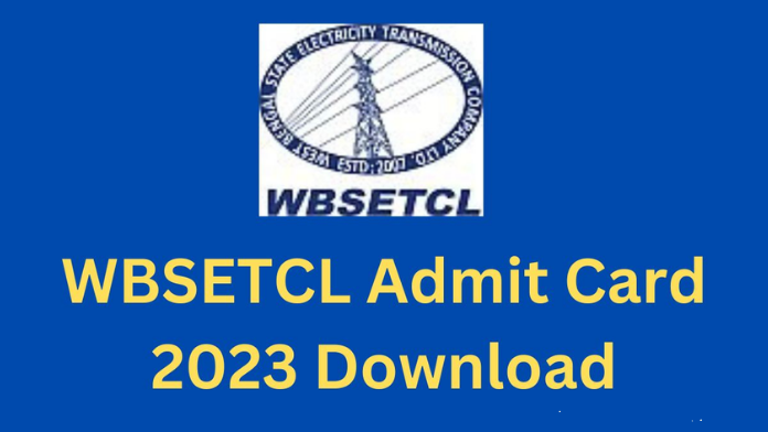 WBSETCL Admit Card 2023