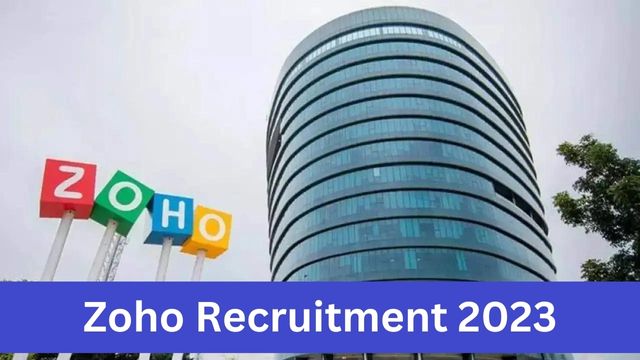 Zoho Recruitment 2023