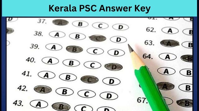 Kerala PSC Answer Key