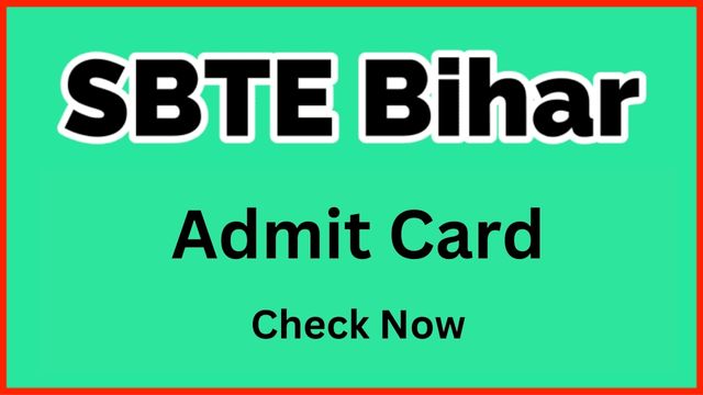 SBTE EMS Admit Card